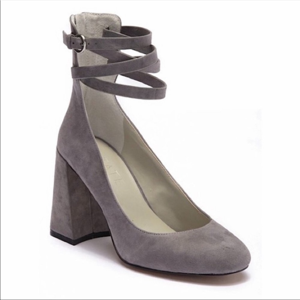 Velvet Wrap Around Heel size 7